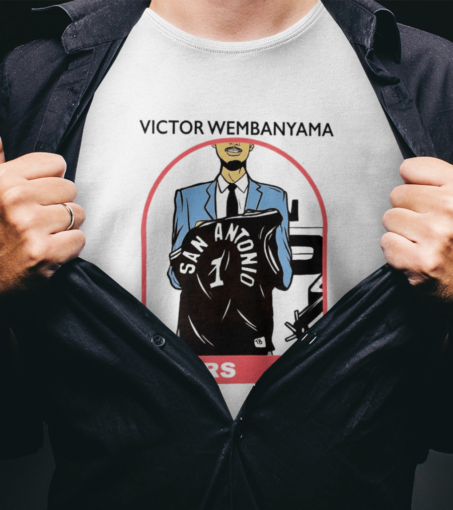 Victor Wembanyama San Antonio Spurs Number 1 T-Shirt