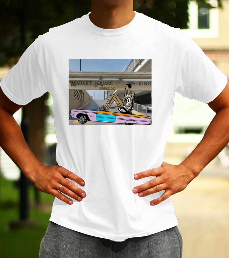 Victor Wembanyama Cruisin' Market Square Spurs 1 T-Shirt