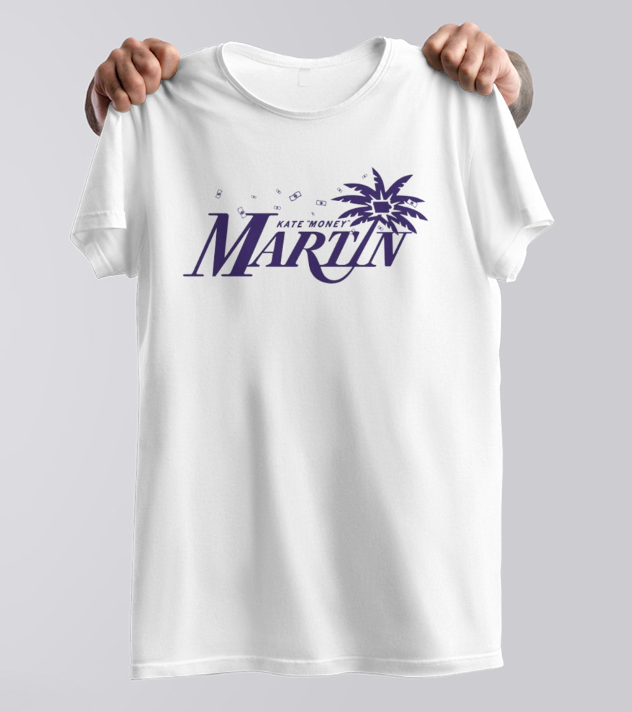 KATE MONEY MARTIN Palm Tree Cash T-Shirt