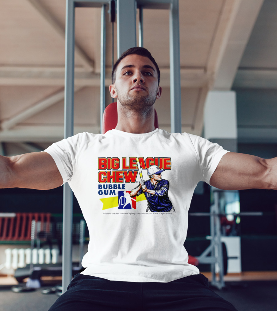 Big League Chew Bubble Gum Baseball Player Kyle Schultz T-Shirt
