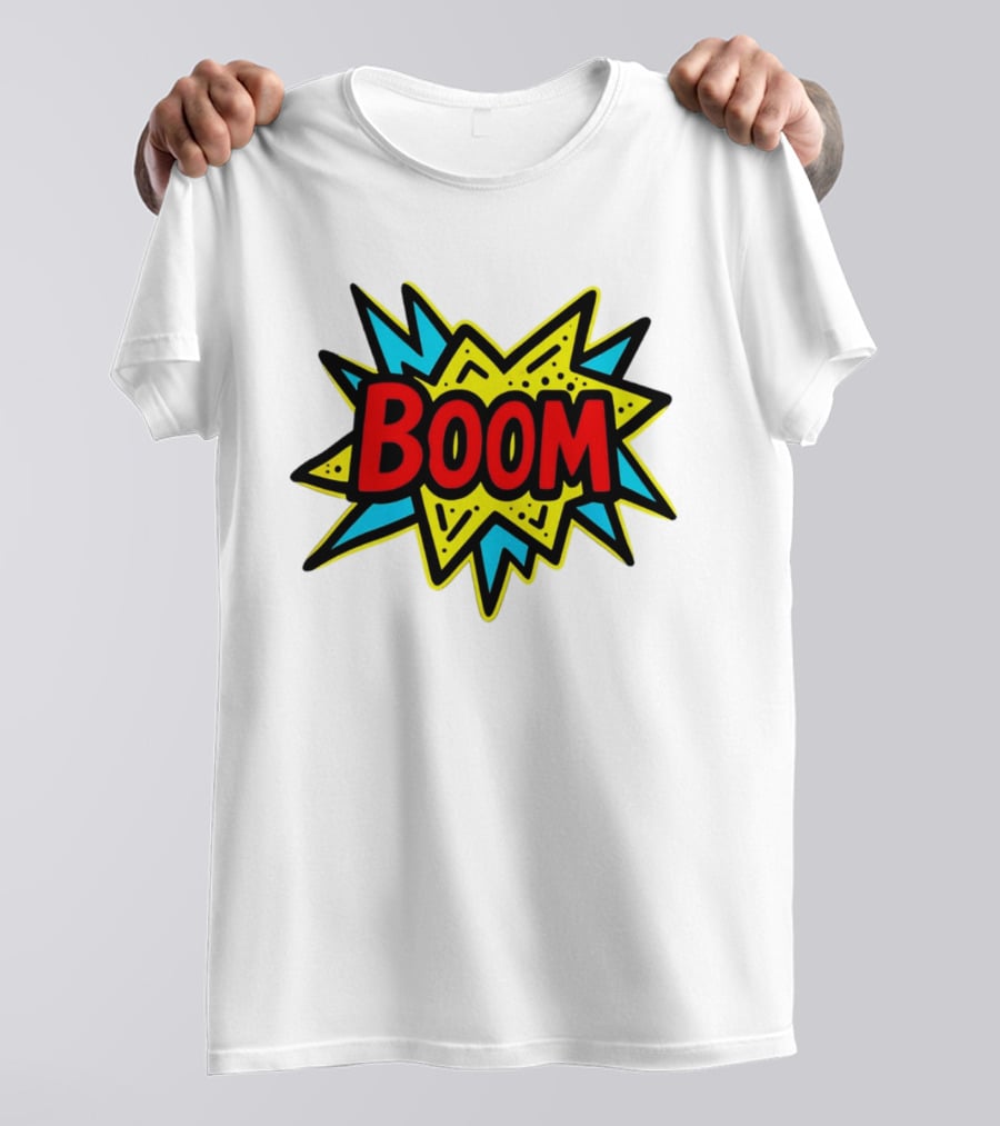 Mackenzie Shirilla Dad Boom Comic Style Burst T-Shirt
