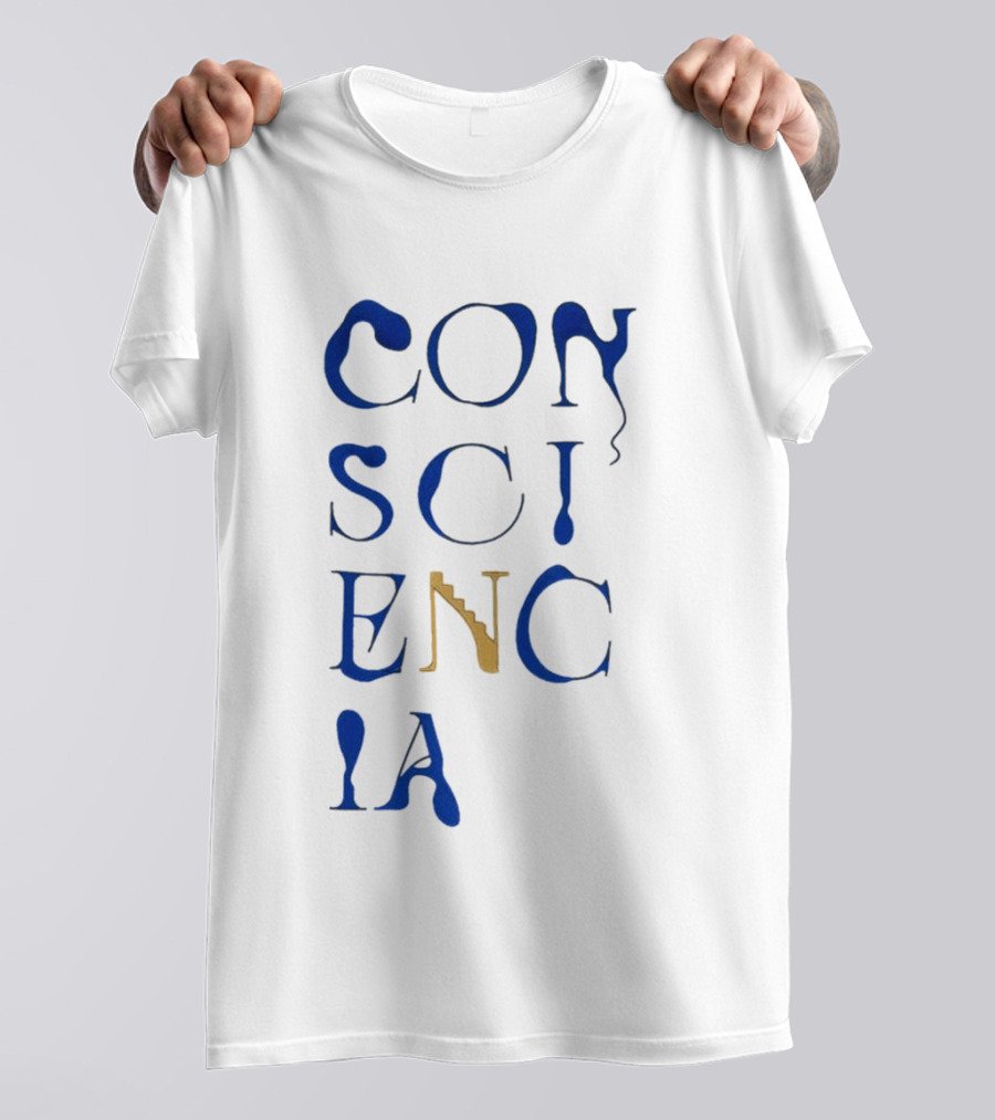 Tomorrowland Consciencia Stairs Dripping Font T-Shirt
