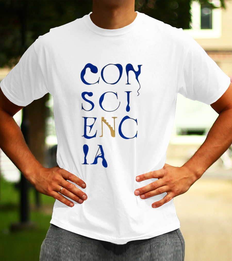 Tomorrowland Consciencia Stairs Dripping Font T-Shirt