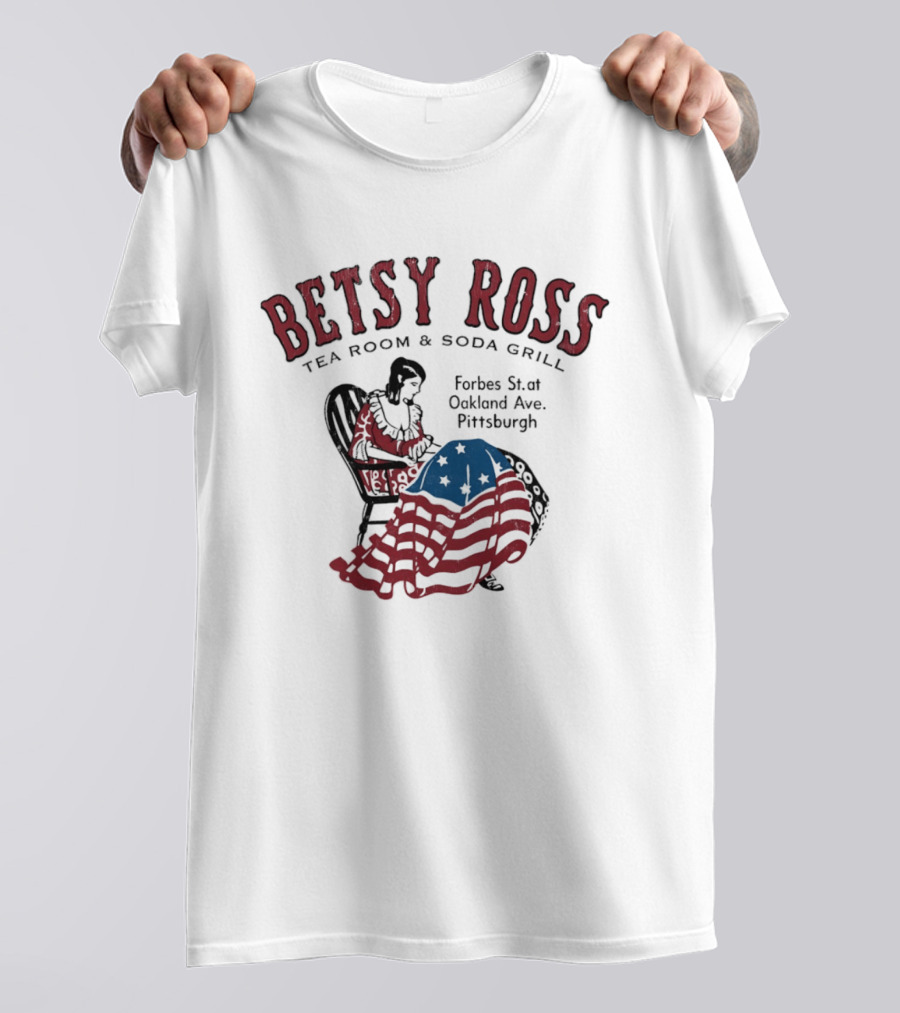 Betsy Ross Tea Room Soda Grill Forbes St Oakland Ave Pittsburgh T-Shirt