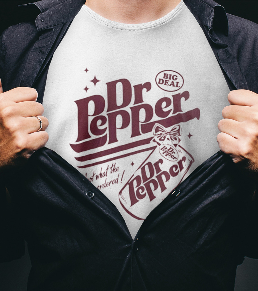 Dr Pepper Big Deal Just What The Dr Ordered Retro Bottle T-Shirt