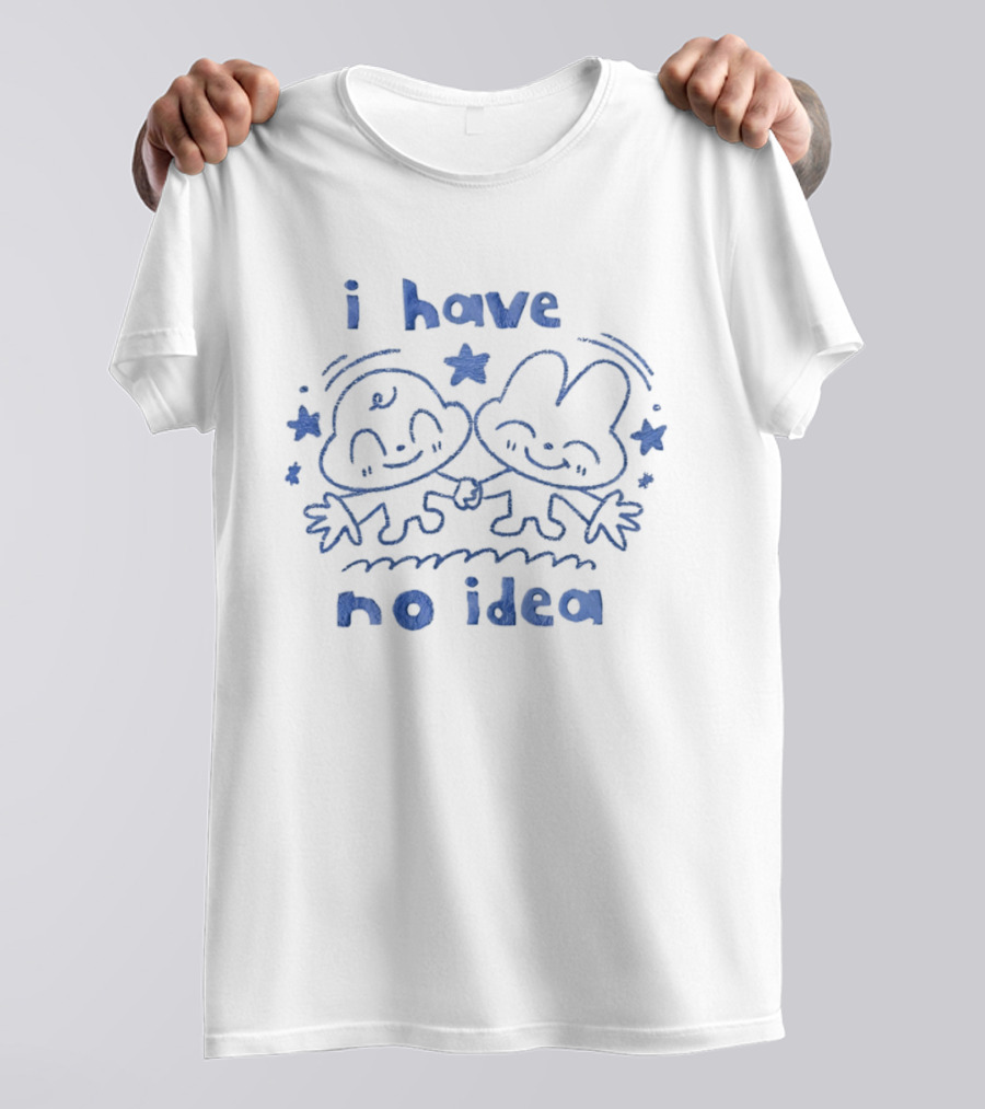 I Have No Idea Cute Cartoon Characters And Stars T-Shirt