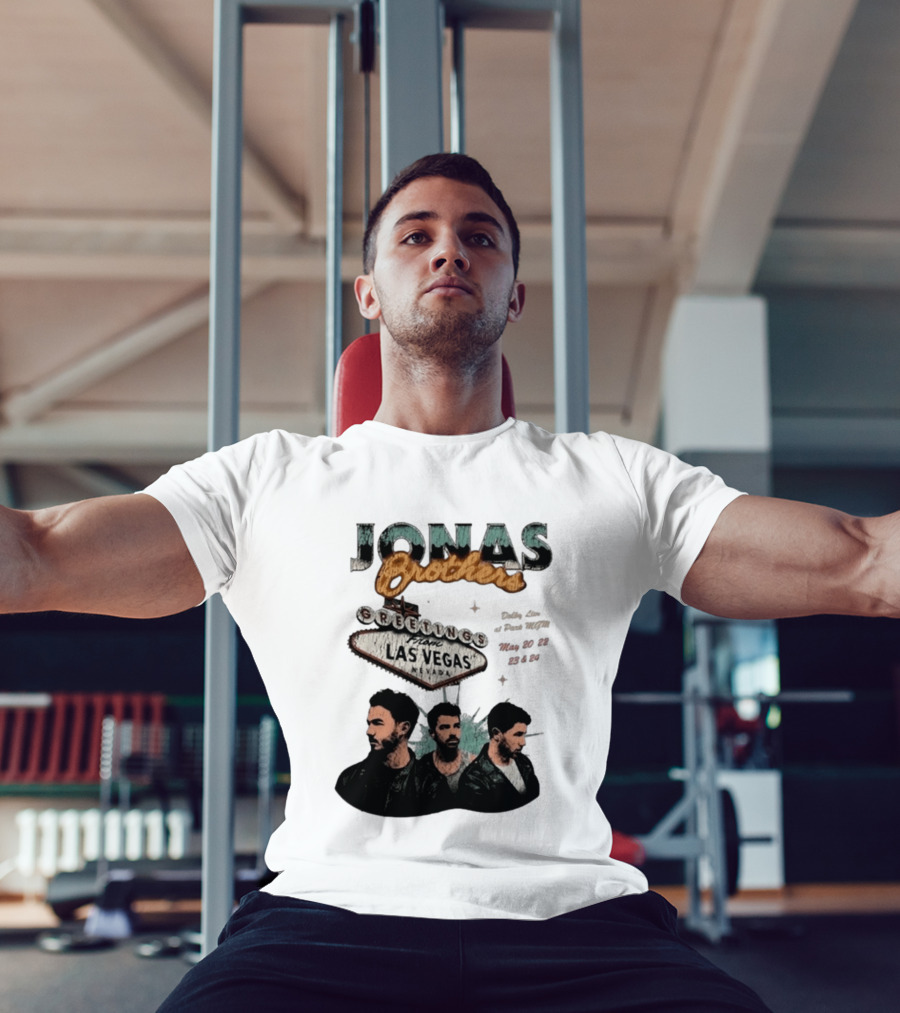 Jonas Brothers Greetings From Las Vegas Nevada May 17 18 2026 Event T-Shirt