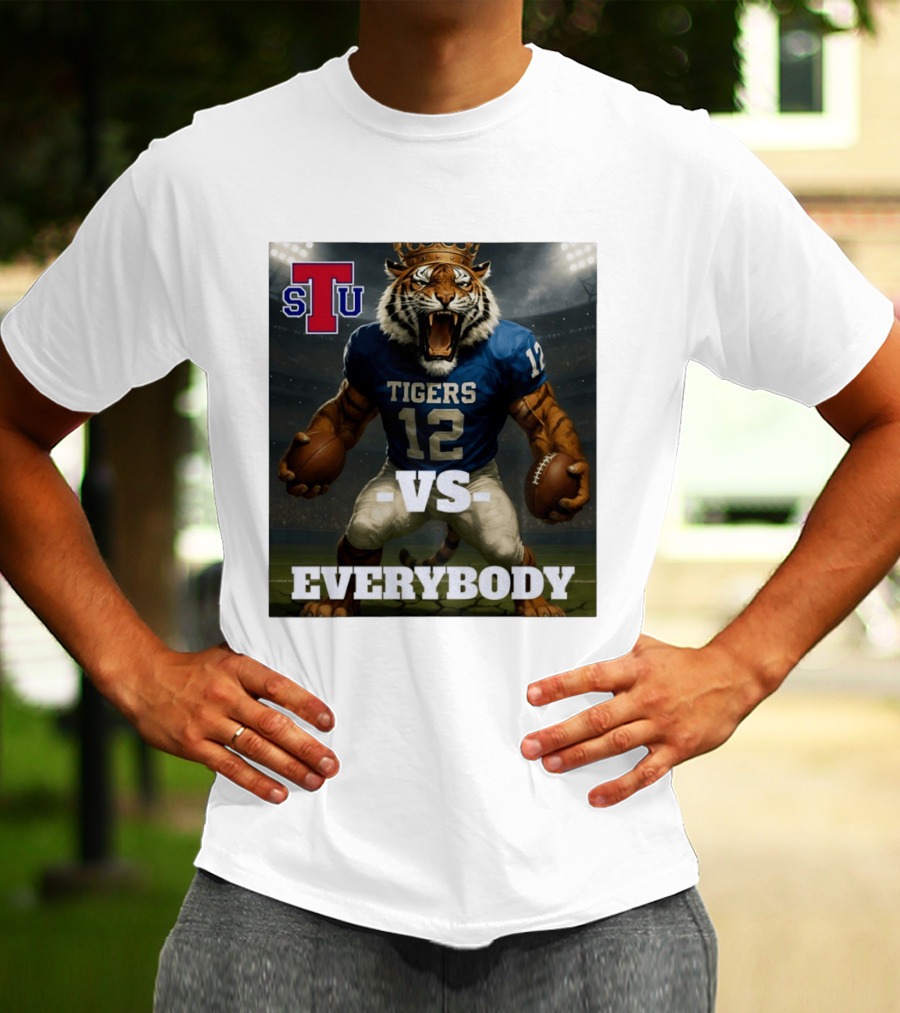 Tennessee State Tigers Football Vs Everybody Fierce Mascot Sports Rivalry T-Shirt