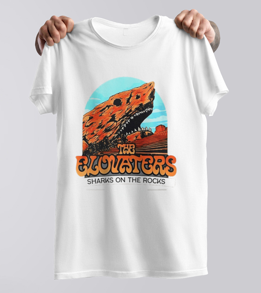The Elovaters Sharks On The Rocks Red Rocks Amphitheatre Morrison Co May 2026 T-Shirt