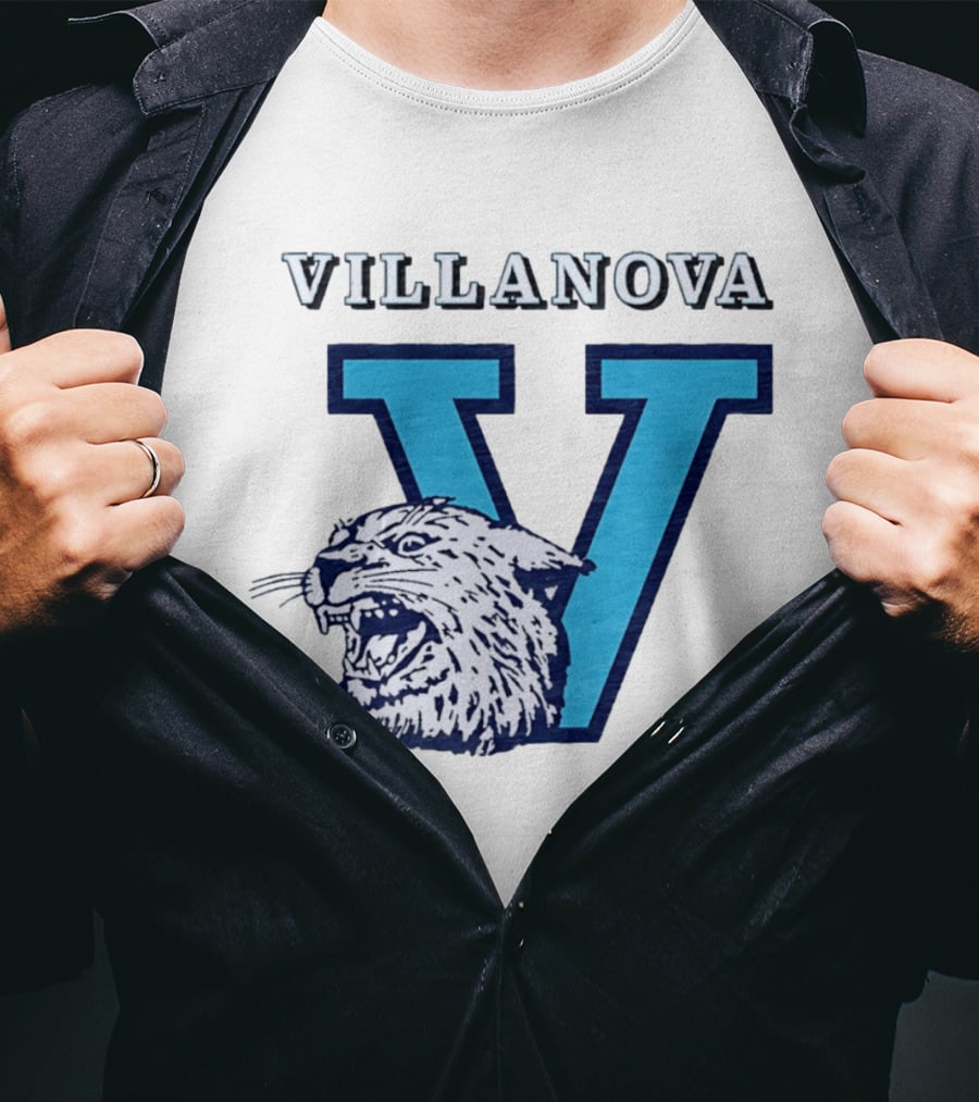 Villanova Wildcats Basketball V Logo 2026 T-Shirt