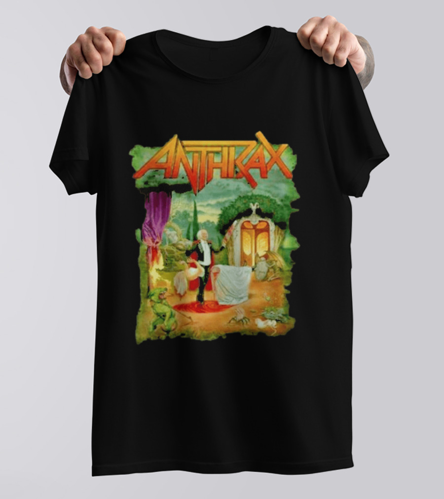 Anthrax Cursum Perficio Theatrical Scene With Creatures T-Shirt