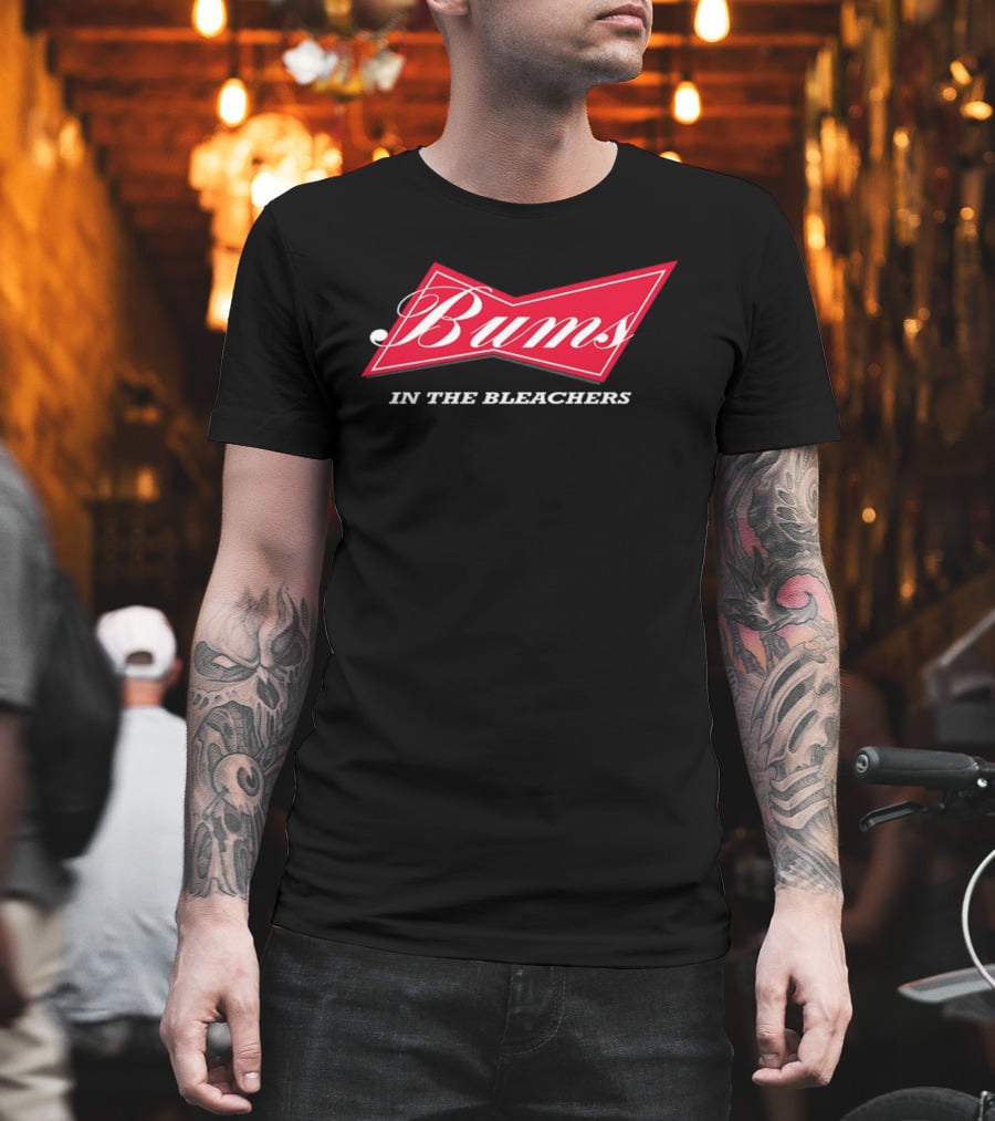 Bums In The Bleachers Retro Beer T-Shirt