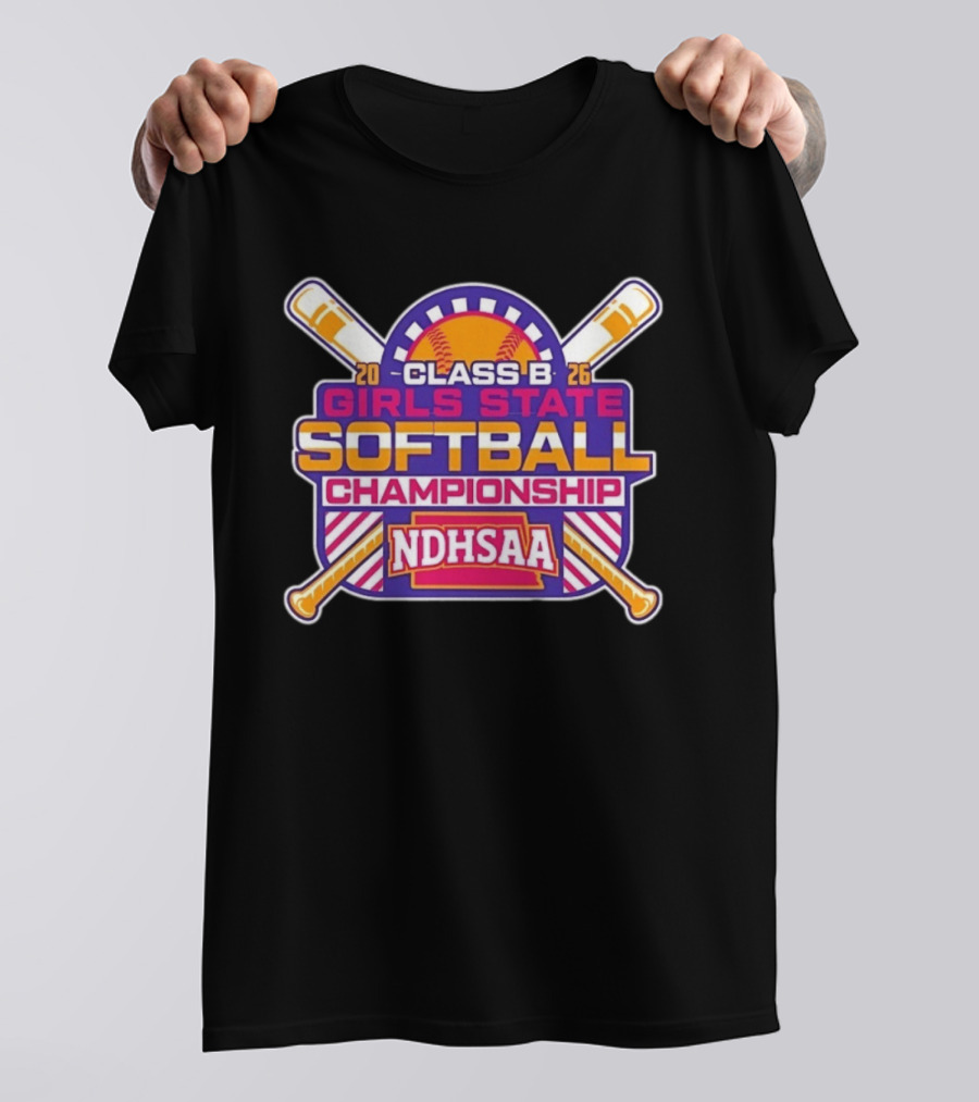 NDHSAA Class B Girls State Softball Championship 2026 T-Shirt