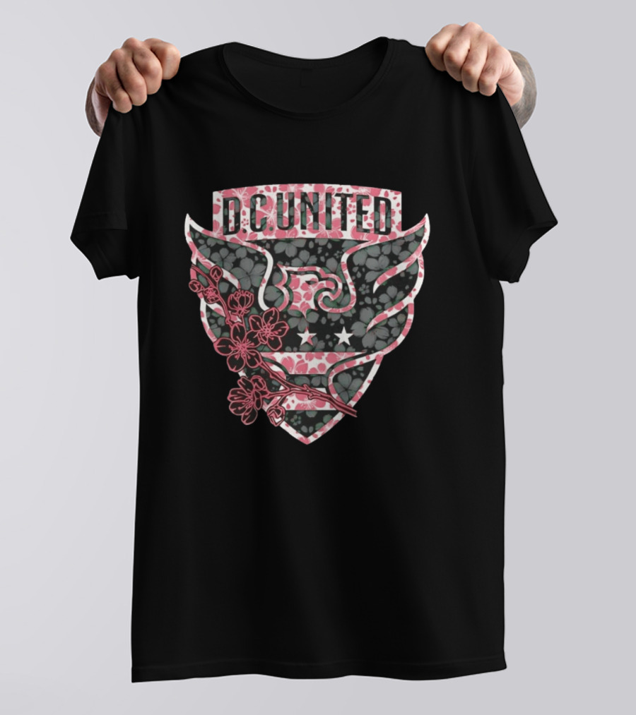 D.C. United Cherry Blossom Floral Crest T-Shirt