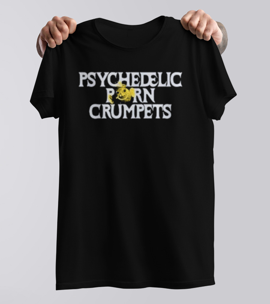 Psychedelic Porn Crumpets Yellow Splash T-Shirt