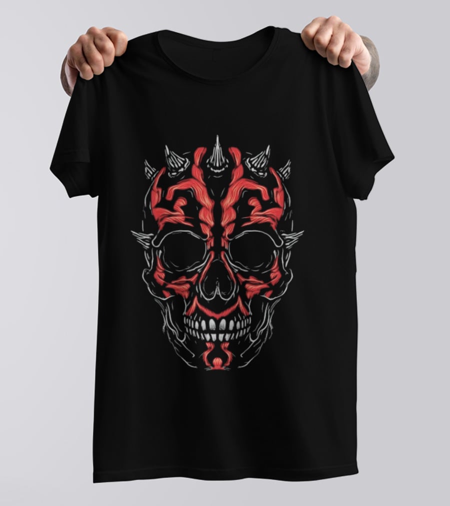 Skull Of Vengeance Darth Maul Mask T-Shirt