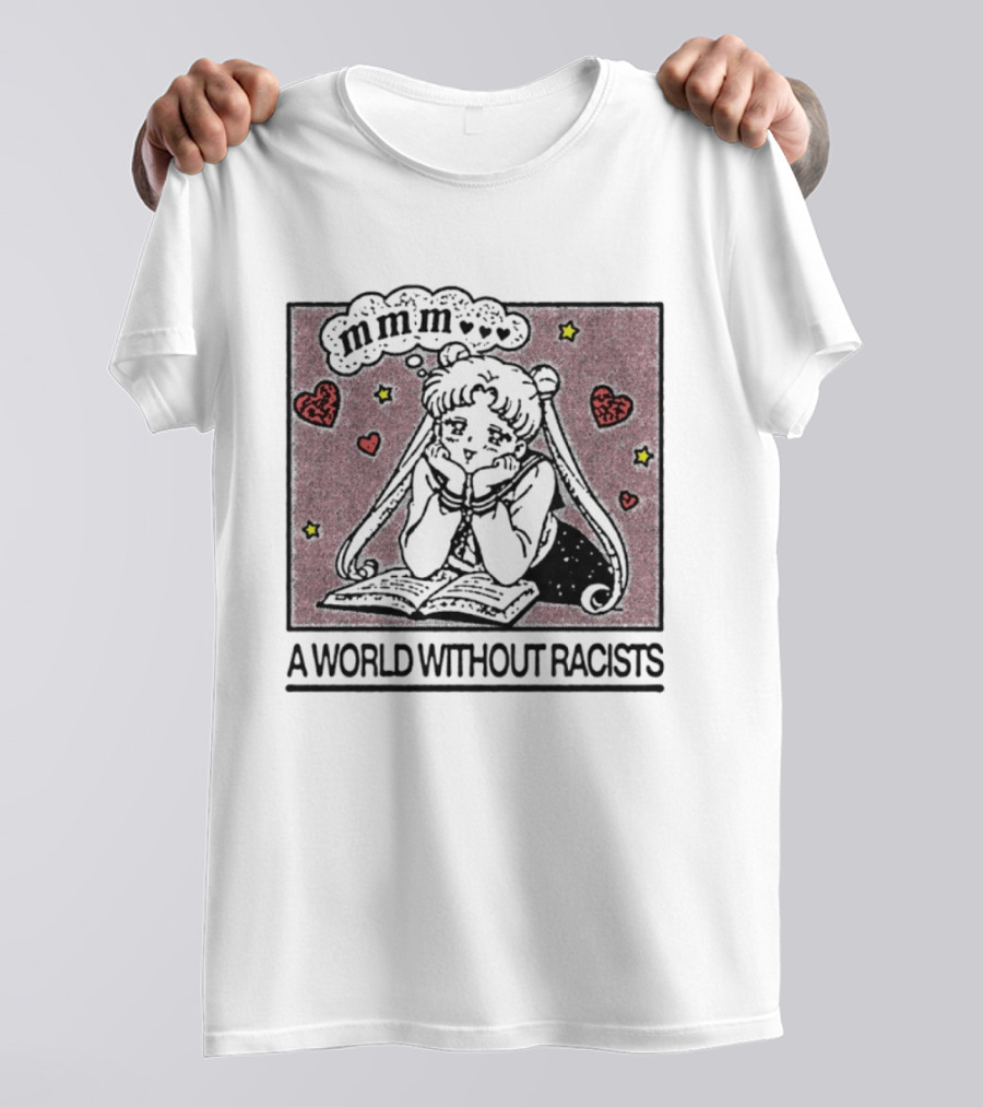 Usagi Tsukino Sailor Moon A World Without Racists Anime T-Shirt