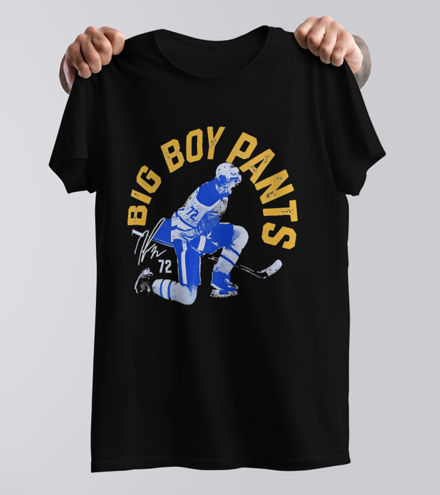 Buffalo Sabres Tage Thompson Big Boy Pants 72 Hockey T-Shirt