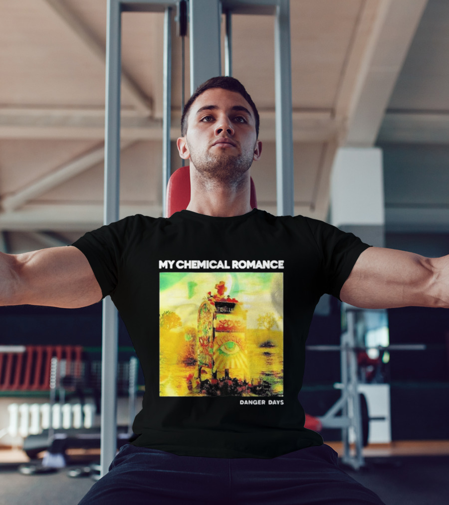 My Chemical Romance Danger Days Album Art Neon Desert Mailbox T-Shirt