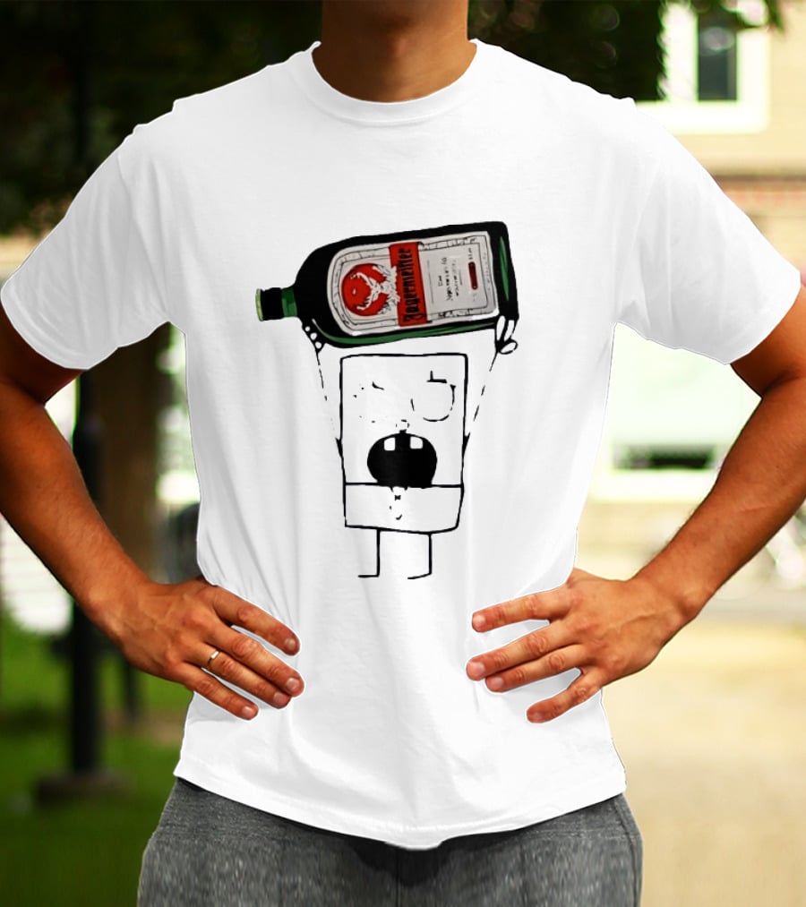 Doodlebob Jagermeister Bottle T-Shirt