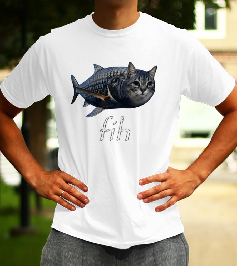 Fish Cat Hybrid Fih T-Shirt