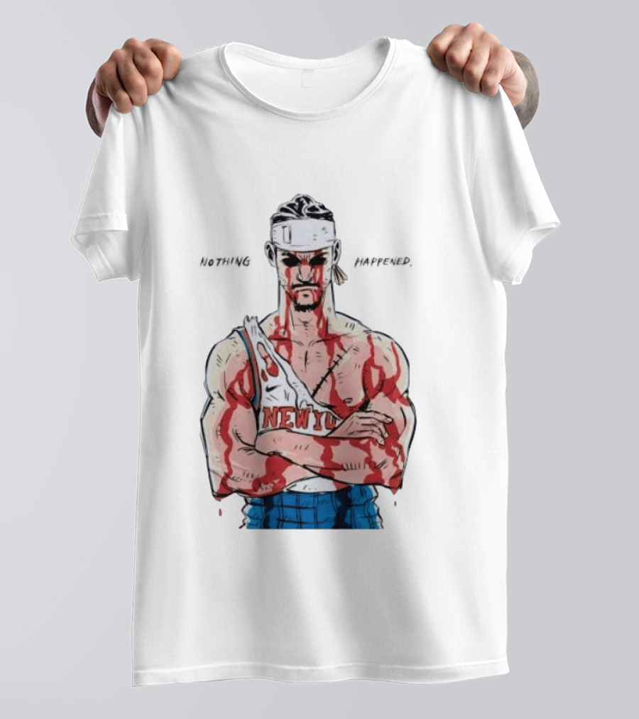 Roronoa Zoro Knicks Nothing Happened Crossover With Josh Hart T-Shirt