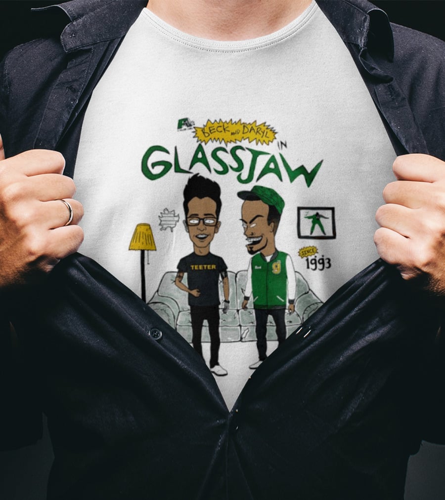 Beck And Daryl In Glassjaw Since 1993 Couch Teeter T-Shirt