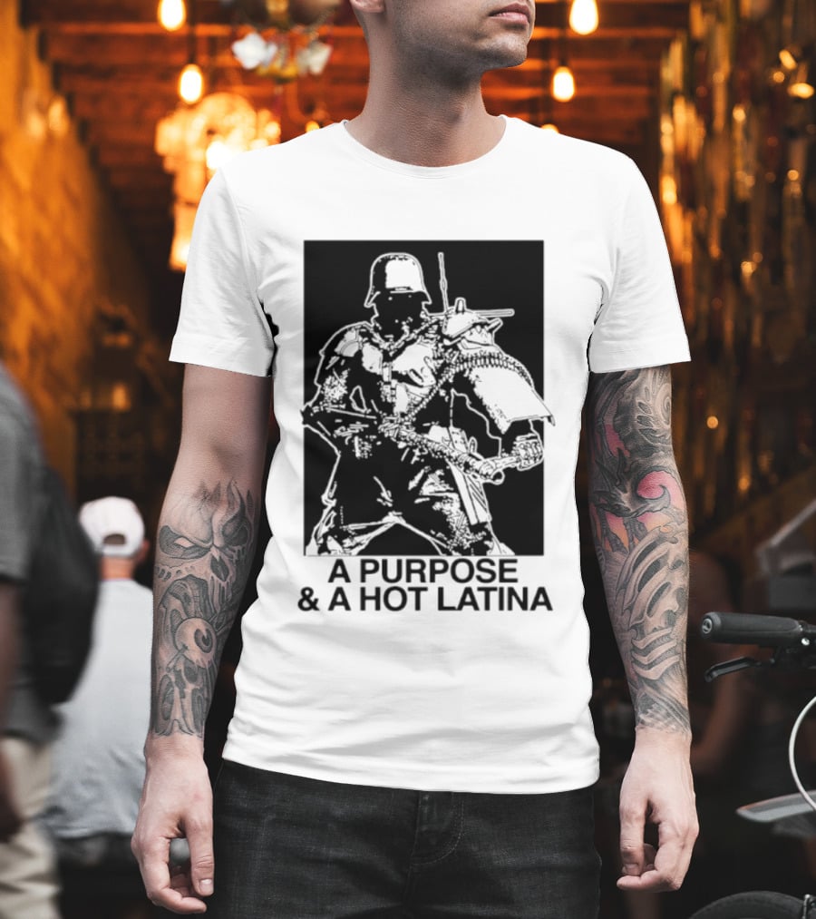 Kerberos Panzer Cops A Purpose And A Hot Latina T-Shirt