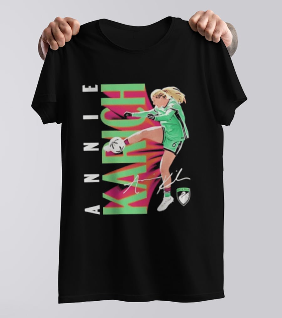Annie Karich Legacy FC Soccer Player Action T-Shirt