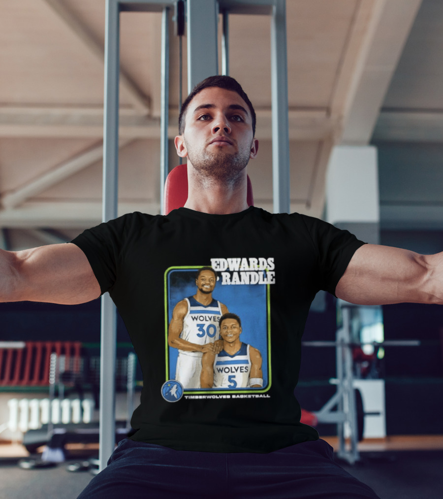 Edwards Randle Wolves 30 5 Basketball Duo T-Shirt