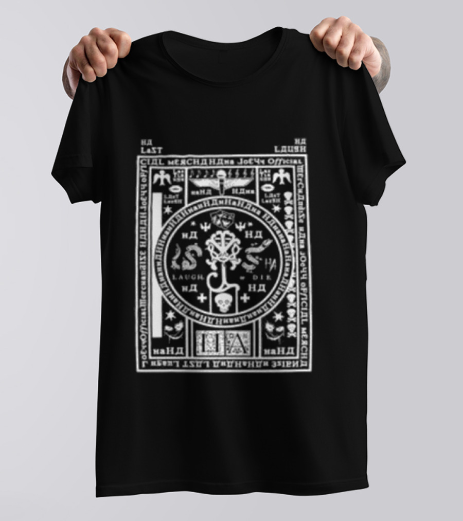 Joeyy Last Laugh Tarot Styled Symbolic T-Shirt