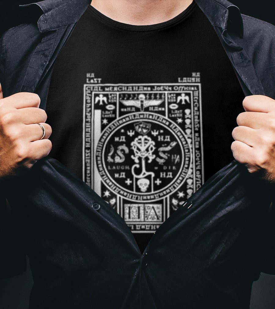 Joeyy Last Laugh Tarot Styled Symbolic T-Shirt