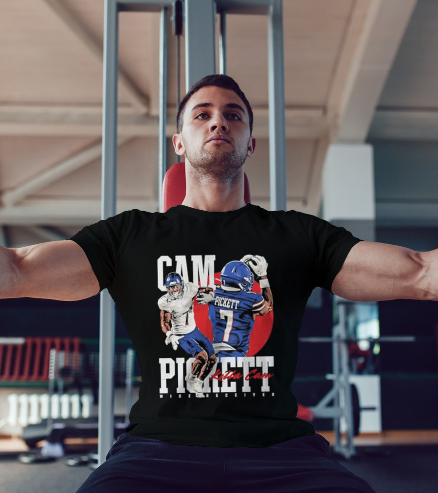 Cam Pickett Killa Cam Kansas Jayhawks Wide Receiver Football T-Shirt