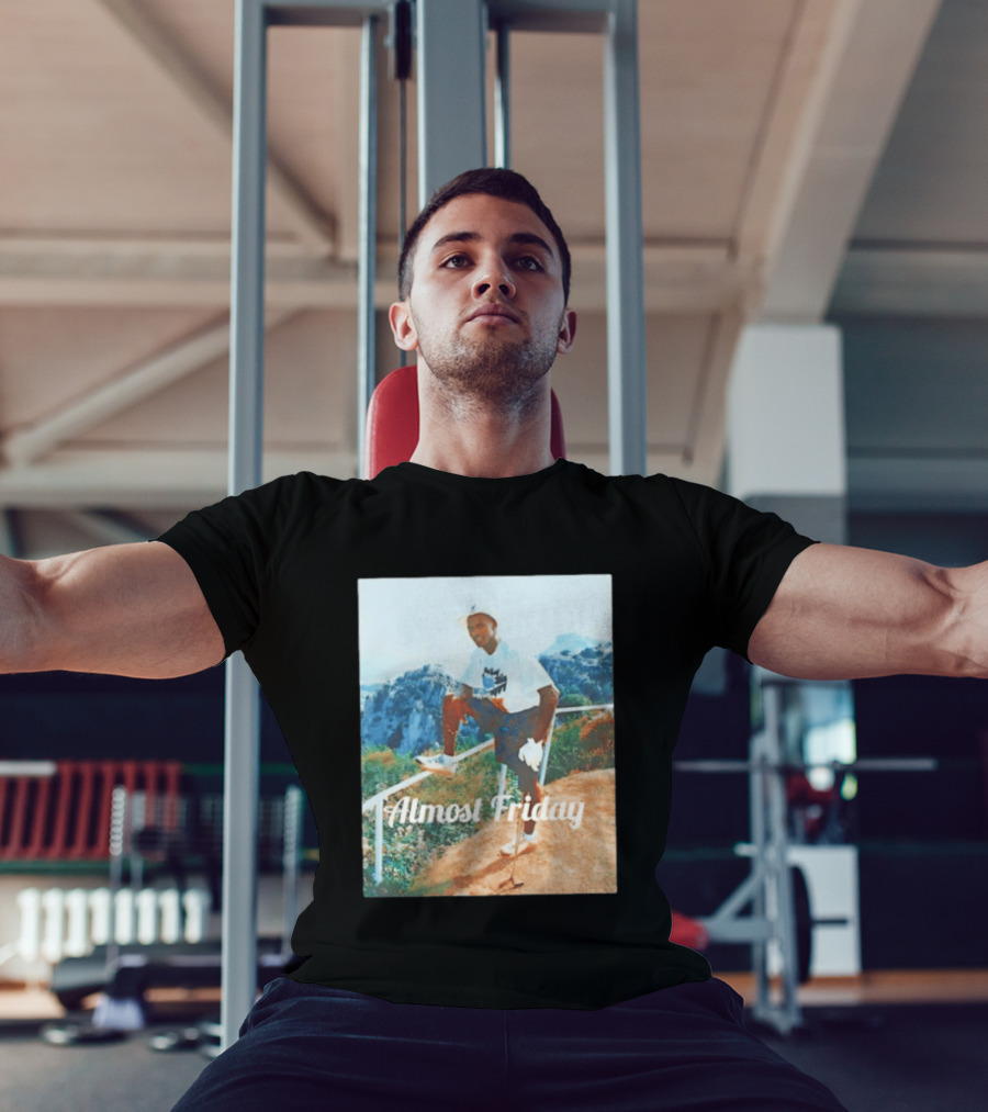 Michael Jordan Golfing Almost Friday Scenic View T-Shirt