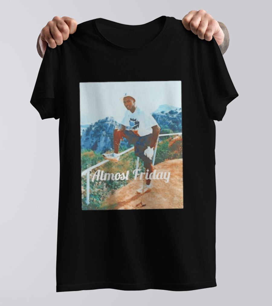 Michael Jordan Golfing Almost Friday Scenic View T-Shirt
