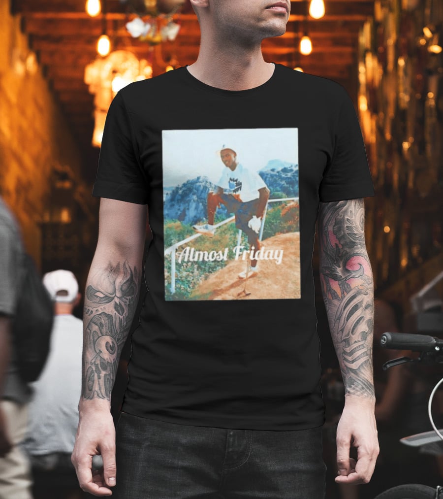 Michael Jordan Golfing Almost Friday Scenic View T-Shirt