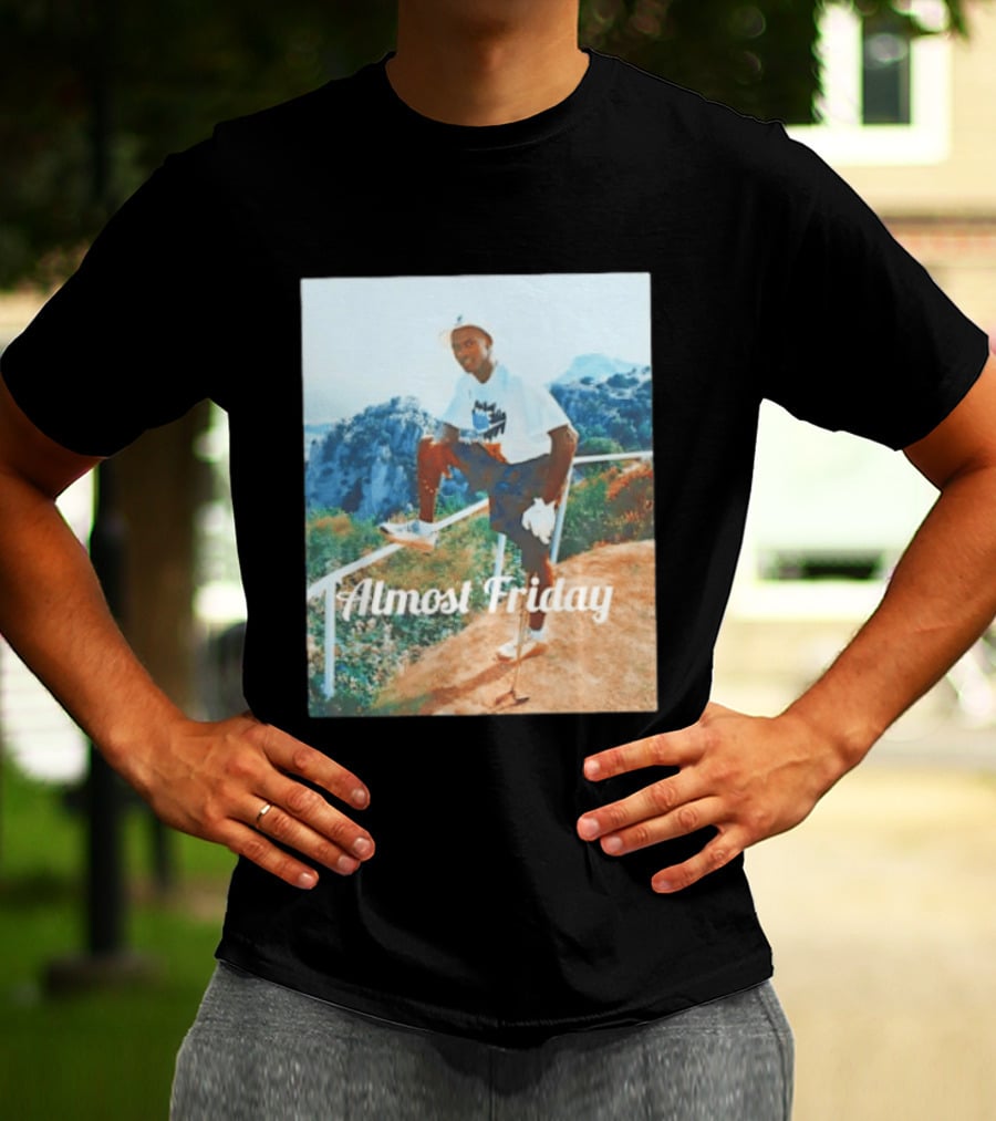 Michael Jordan Golfing Almost Friday Scenic View T-Shirt