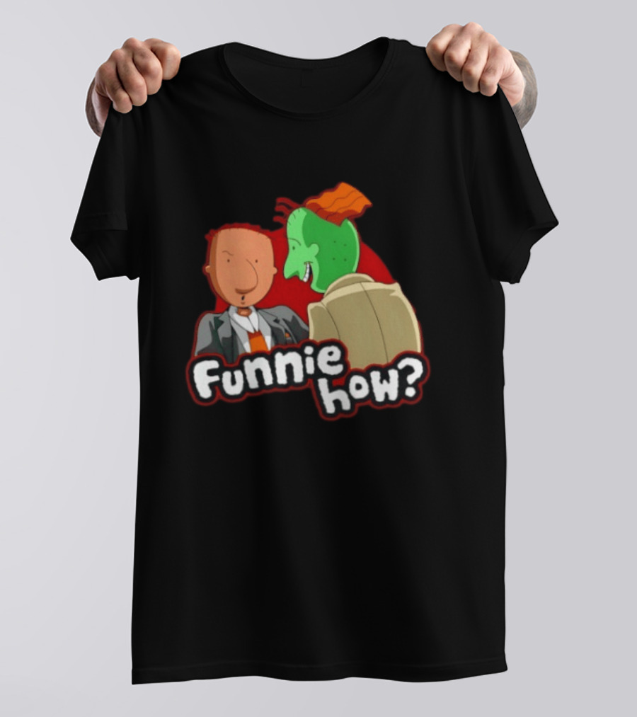 Doug Funnie Funny How Animated Series Characters Meeting T-Shirt