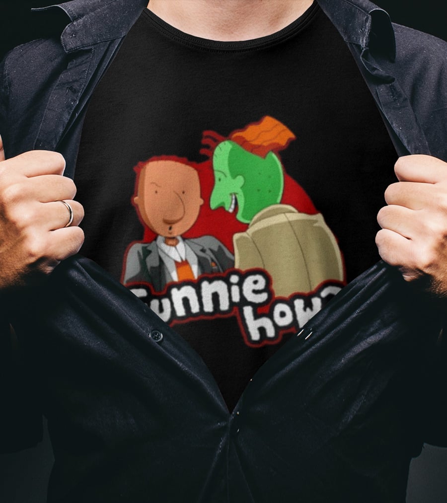 Doug Funnie Funny How Animated Series Characters Meeting T-Shirt