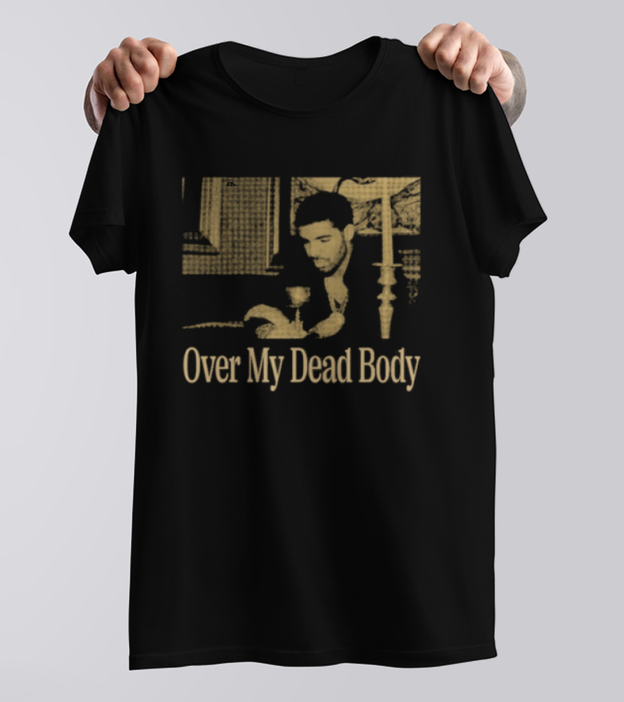 Drake Iceman Over My Dead Body Gold T-Shirt