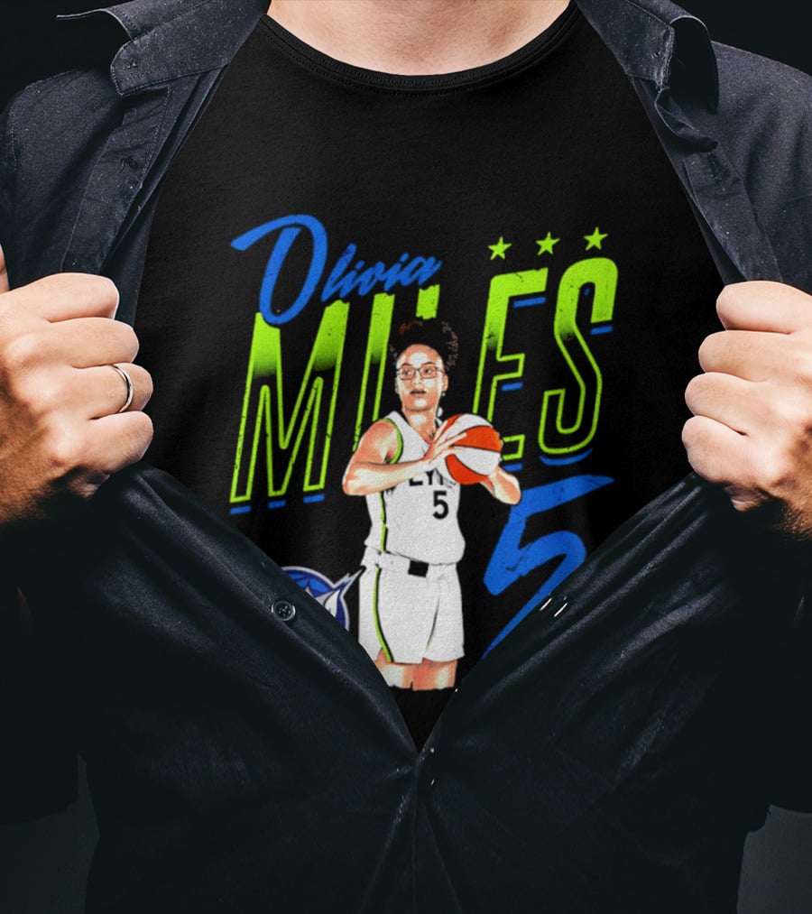 Olivia Miles Minnesota Lynx 5 Star Player T-Shirt