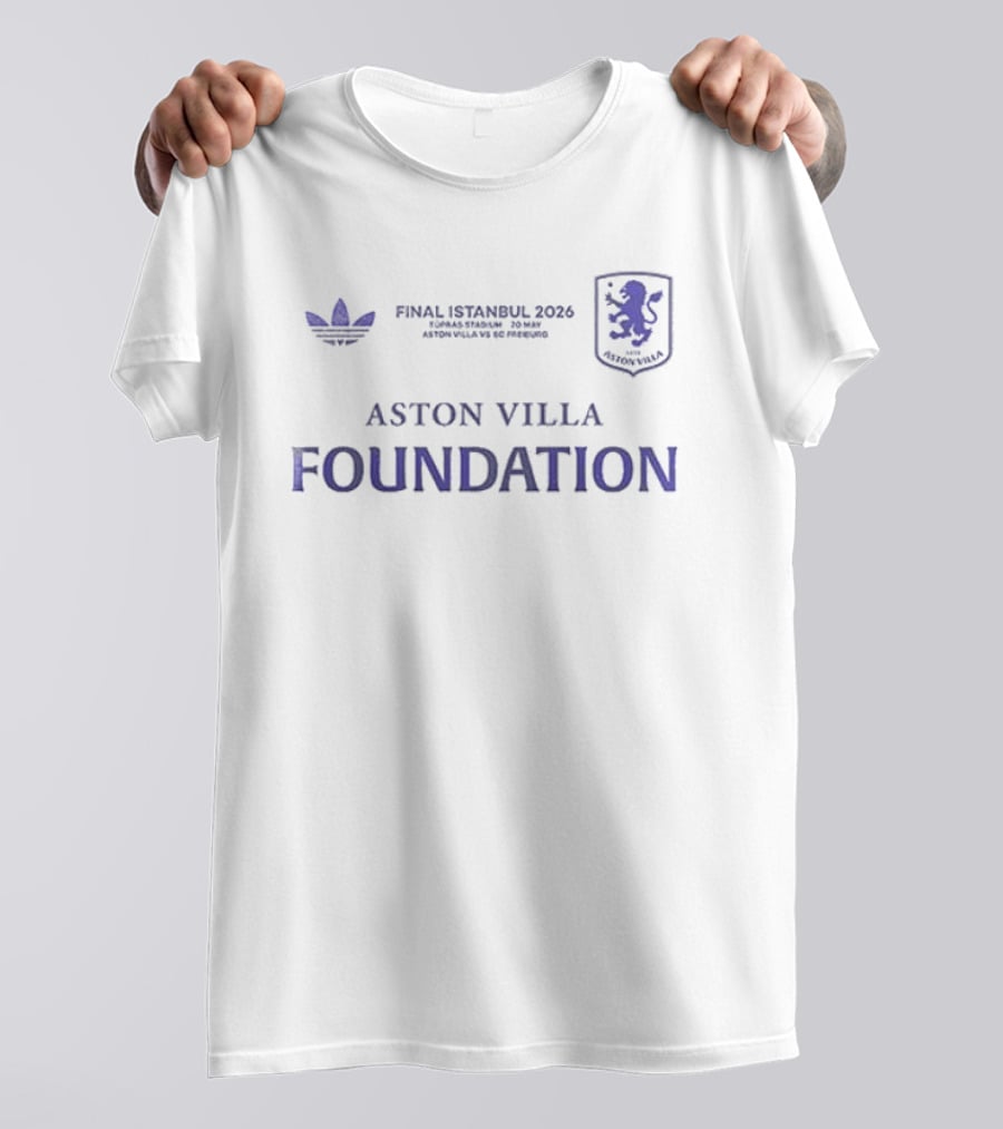 Aston Villa Foundation Final Istanbul 2026 Europa Winners T-Shirt