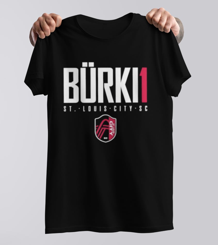 Bürki 1 St. Louis City SC Elite Soccer Fan Gear T-Shirt