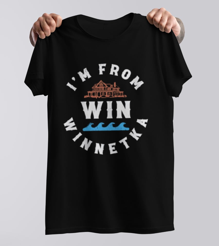 I'm From Winnetka Win Waves House Art Johnny Hilbrant T-Shirt