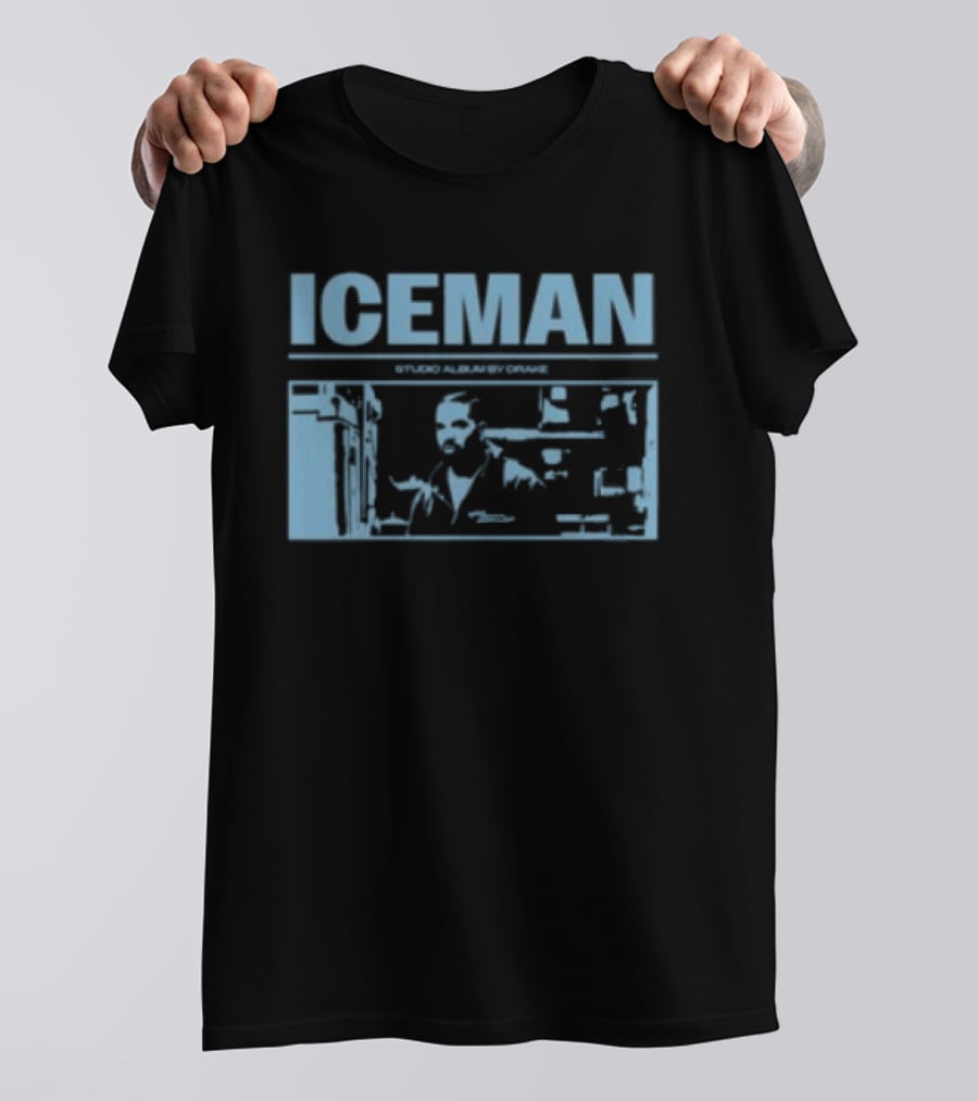 ICEMAN Studio Album By Drake Blueprint T-Shirt