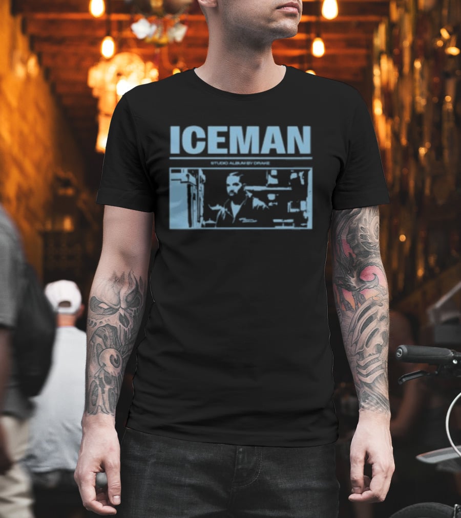 ICEMAN Studio Album By Drake Blueprint T-Shirt