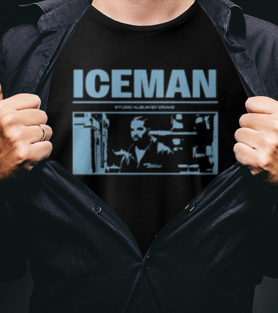 ICEMAN Studio Album By Drake Blueprint T-Shirt