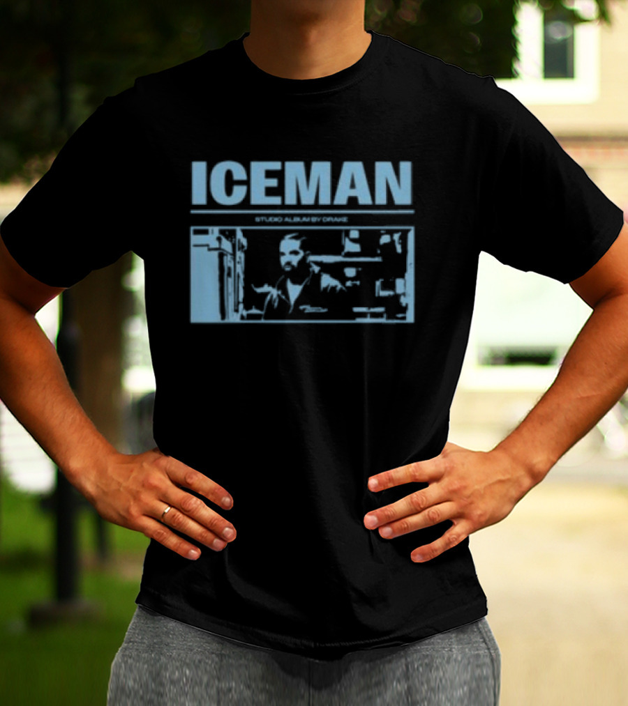ICEMAN Studio Album By Drake Blueprint T-Shirt