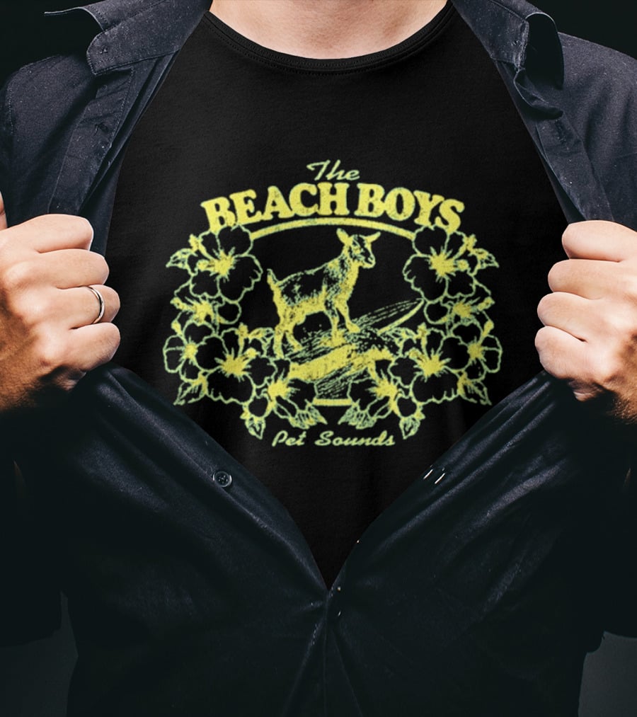 The Beach Boys Pet Sounds Goat Hibiscus T-Shirt