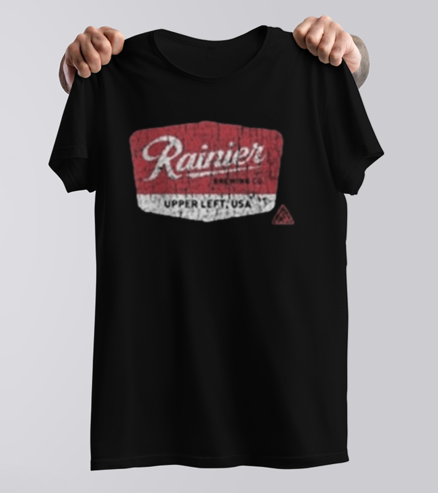 Rainier Brewing Co Upper Left USA The Great PNW T-Shirt